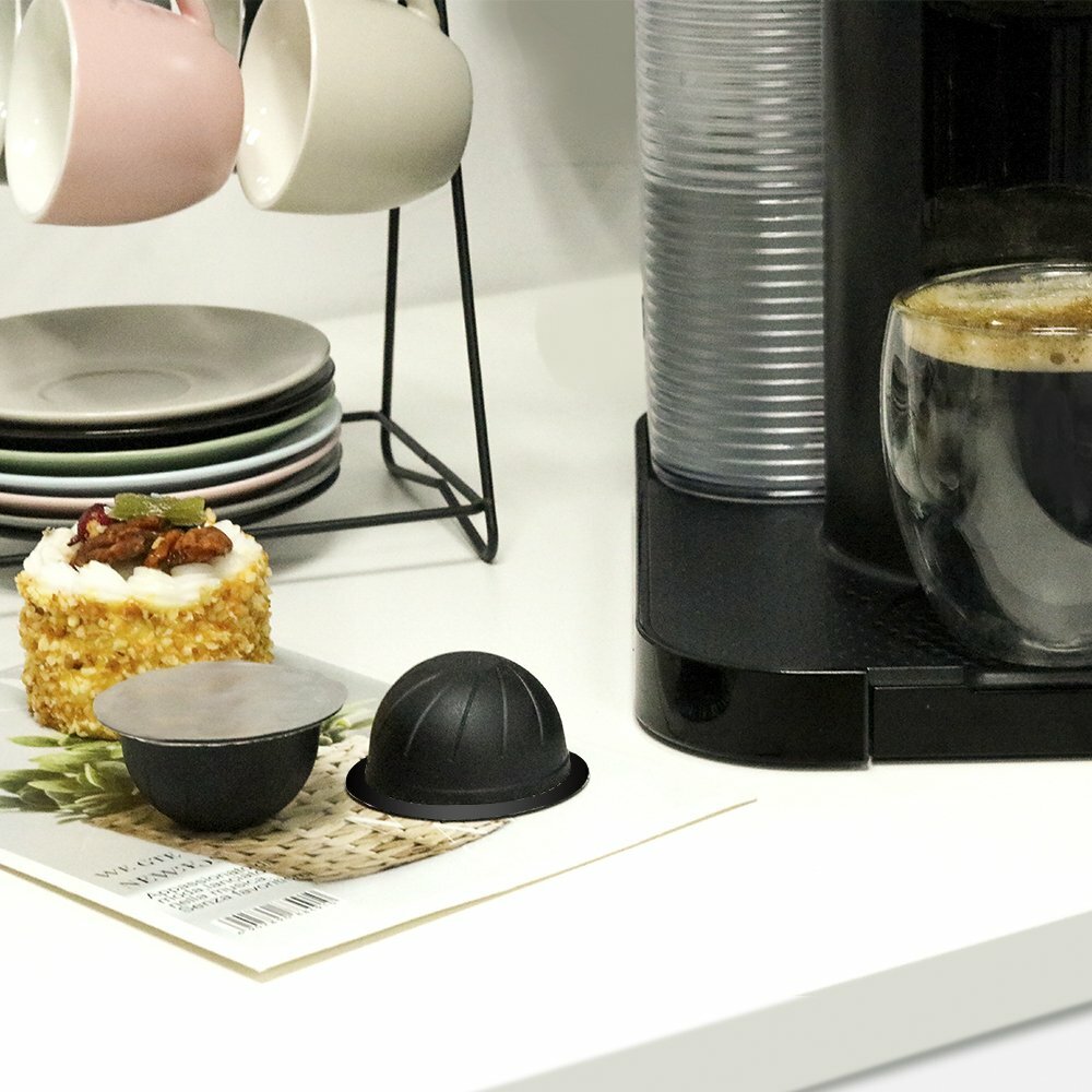 Reusable Refill Espresso Capsule Pod Shell for Nespresso Vertuo Coffee Machine