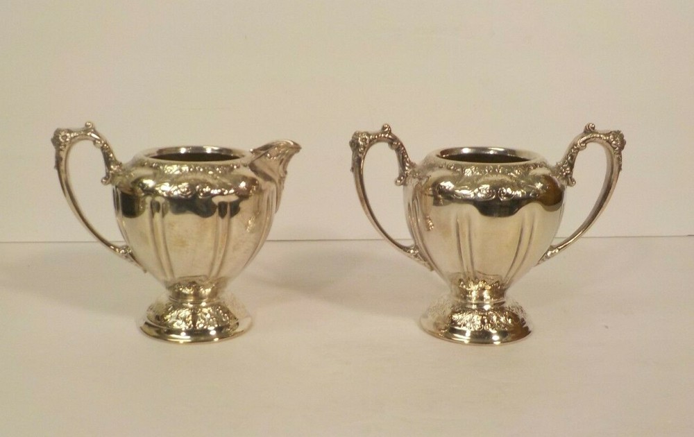 19th C. 4-Pc. Forbes Silver Plate Embossed Tea/Coffee Service