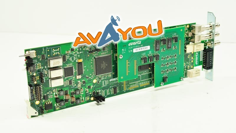 Evertz 7721DE4-HD +GPI HD/SD-SDI Quad Data Embedder +3RU