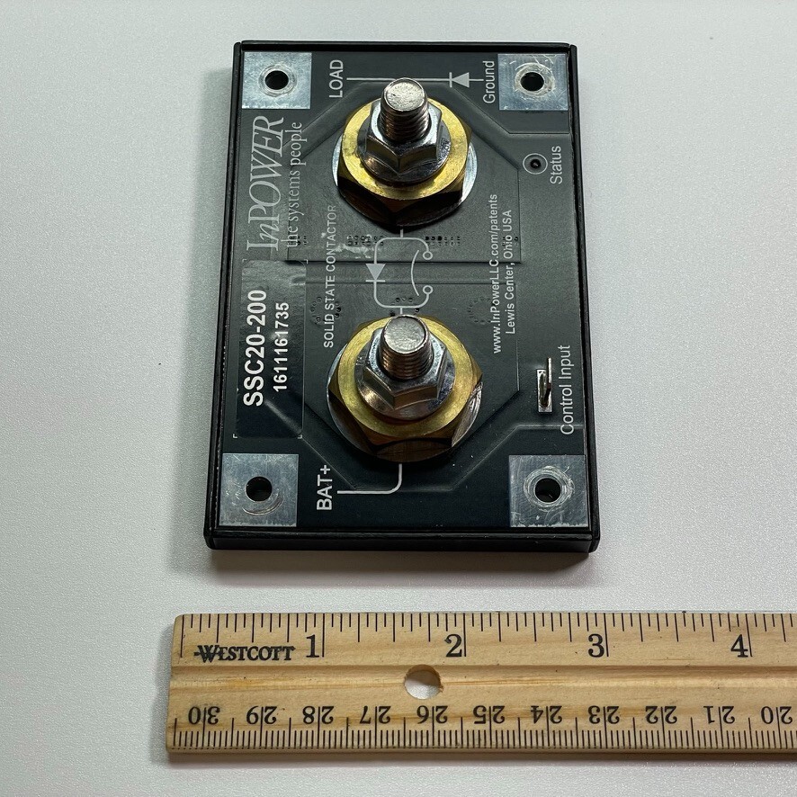InPower SSC20-200 Solid State Disconnect Switch, 200A Over Shutdown - USA