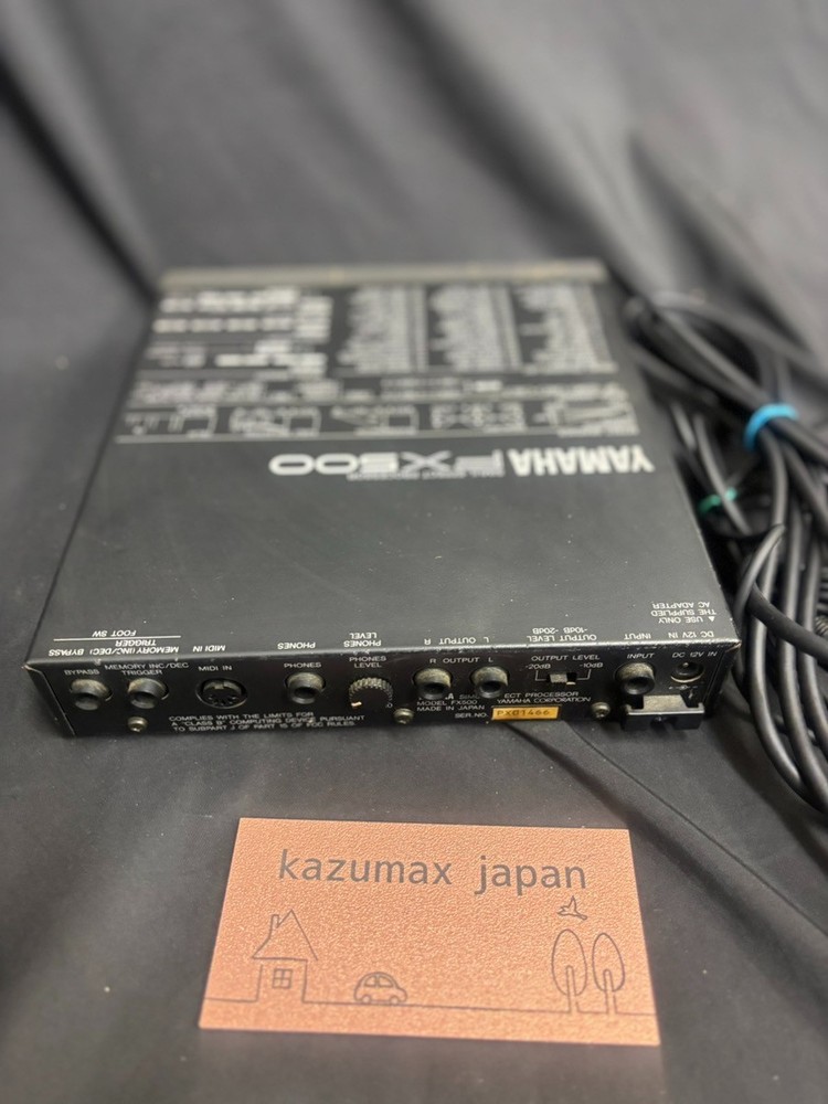 Yamaha FX500 Multi Effects Processor & MFC06 MIDI Foot Controller Set Tested