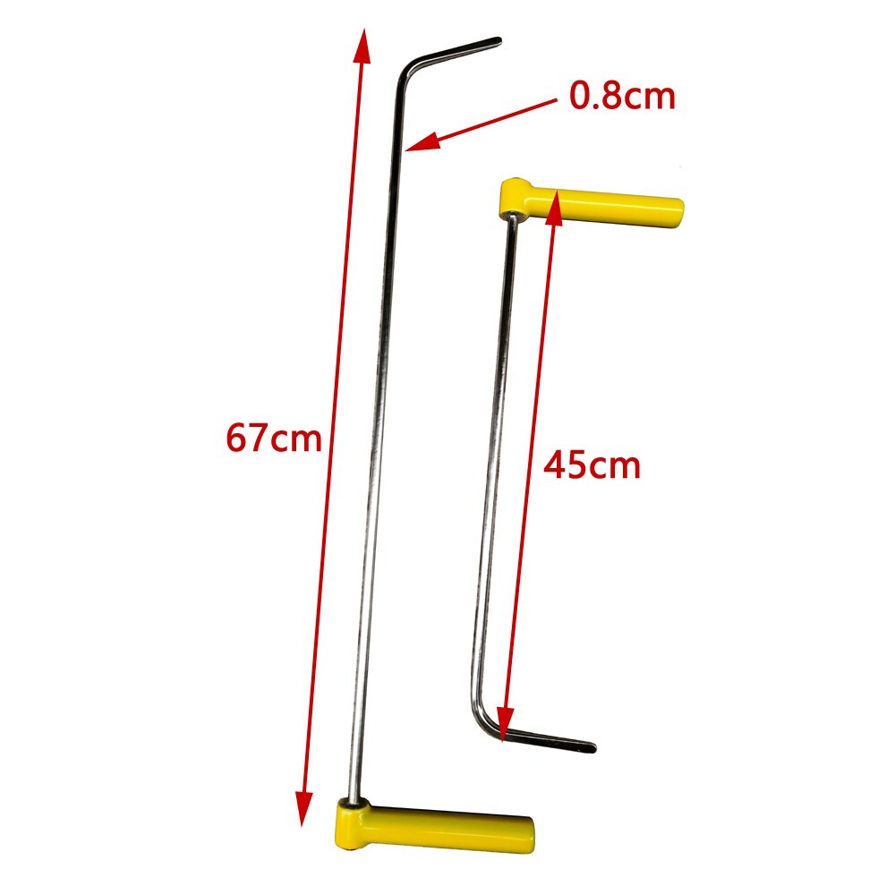 Dent Puller Rods with Adjustment Handle,Paintless Dent Repair Tools