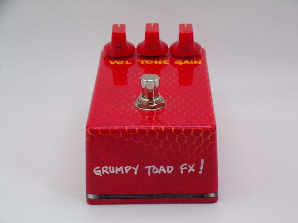 Grumpy Toad FX Custom Distortion - Hand Painted Finish - LM833N Op-Amp