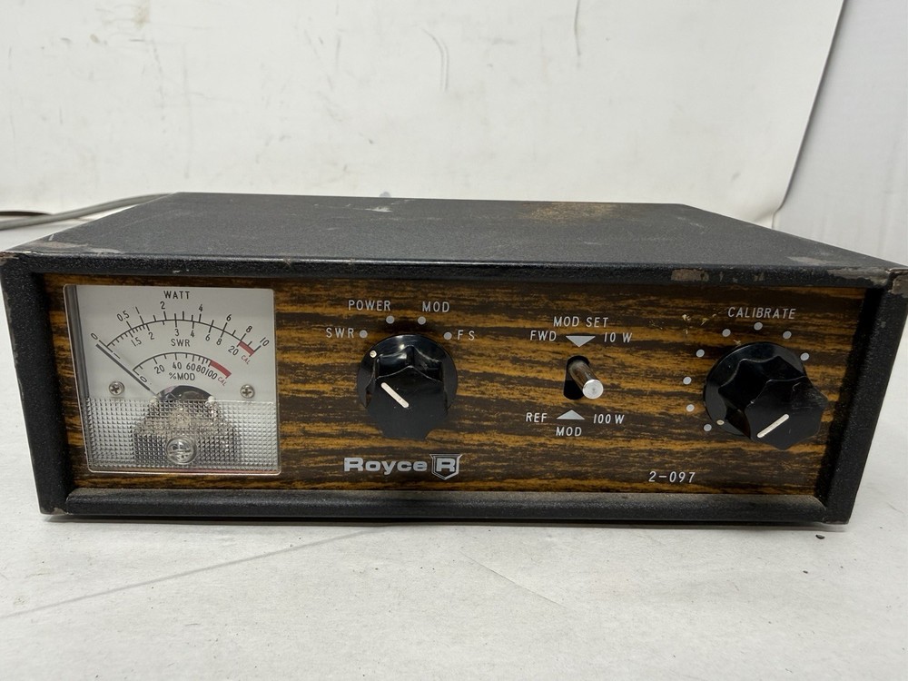 Vintage Royce Model 2-097 Multi-function Citizensband Performance Test Meter