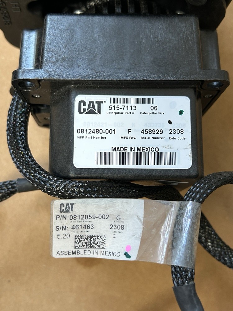 Cat Joystick Pilot Valve Control Part 0812480-001