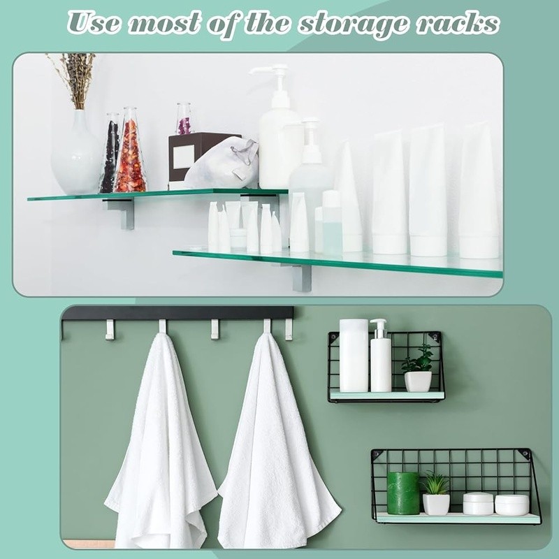 Medicine Cabinet Replacement Shelves Easy Install Storage Solution New