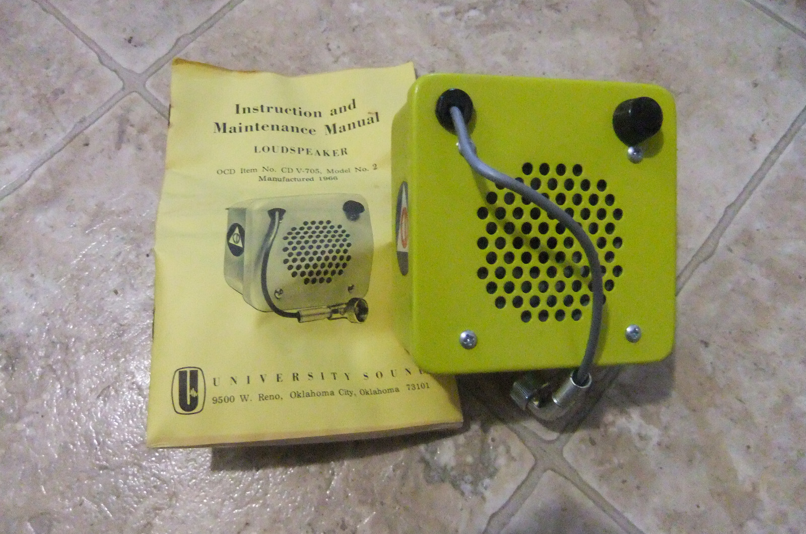 Blemished!! CDV-705 Loud Speaker and Extras!! For CDV-700 Geiger Counters!!