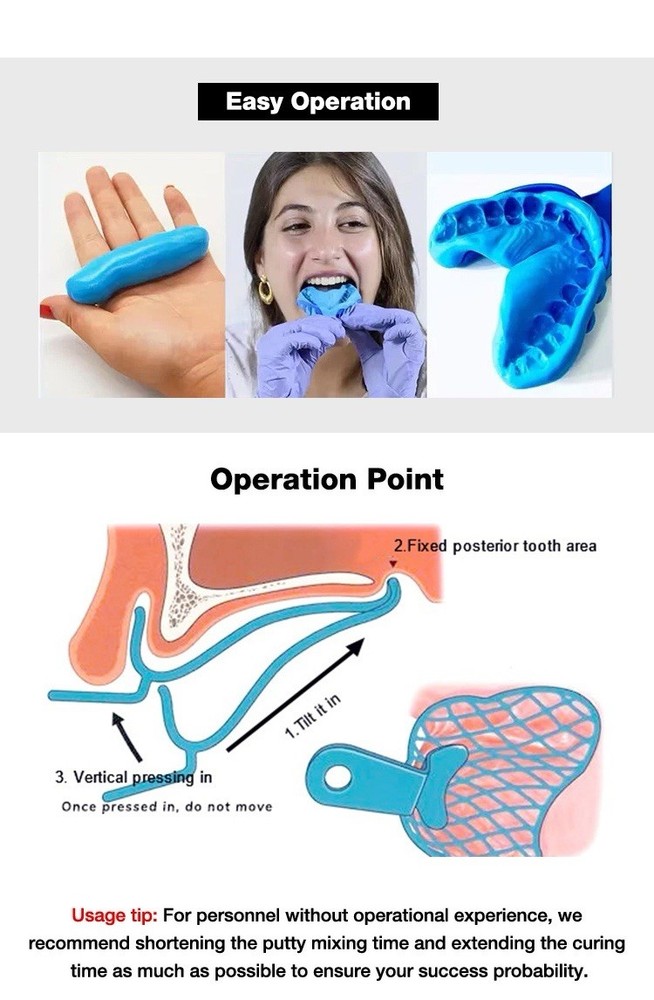 Glory smile teeth dental impression mold kit
