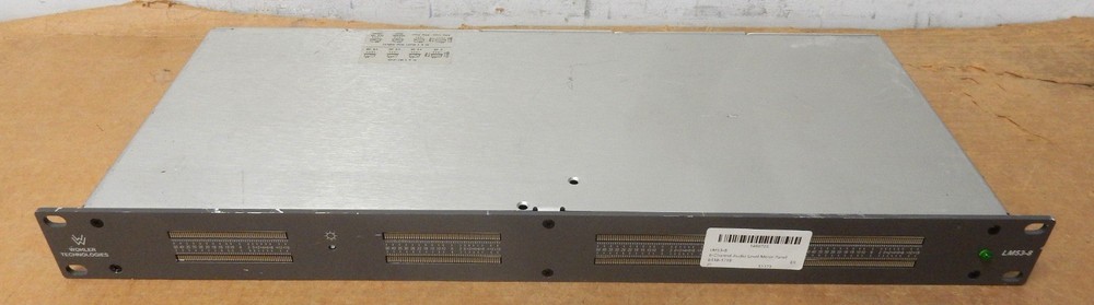 WOHLER LM53-8 8-Channel Audio Level Meter Panel - Unit Only
