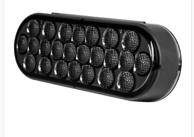 OVAL PEARL LED LIGHT SMOKE LENS