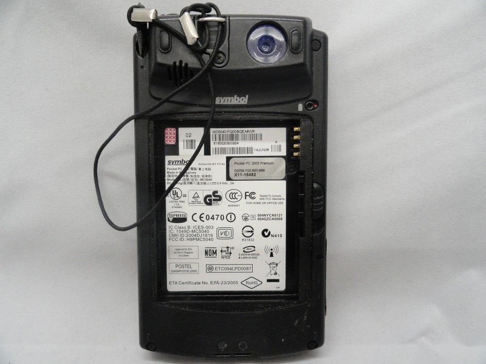 Symbol MC5040-PQ0DBQEA8WR Pocket PC Barcode Scanner