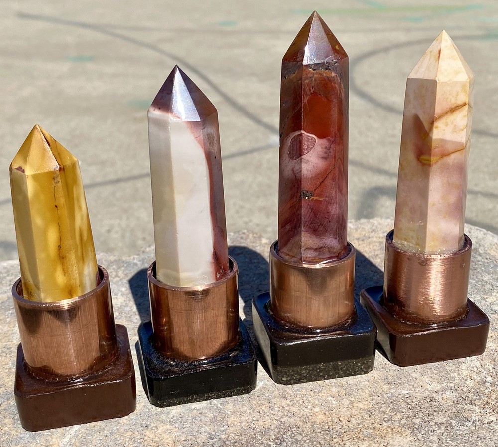 Orgone Mini Cloudbuster Set - Copper Pipe - EMF Protection - Energy Harmonizers