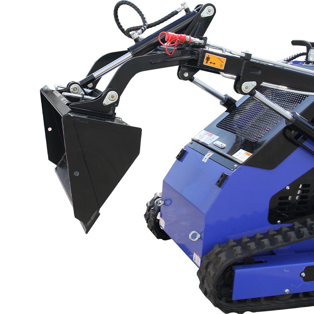 Mini Skid Steer 22HP Twin Cylinder Tracked Loader Rotarydri