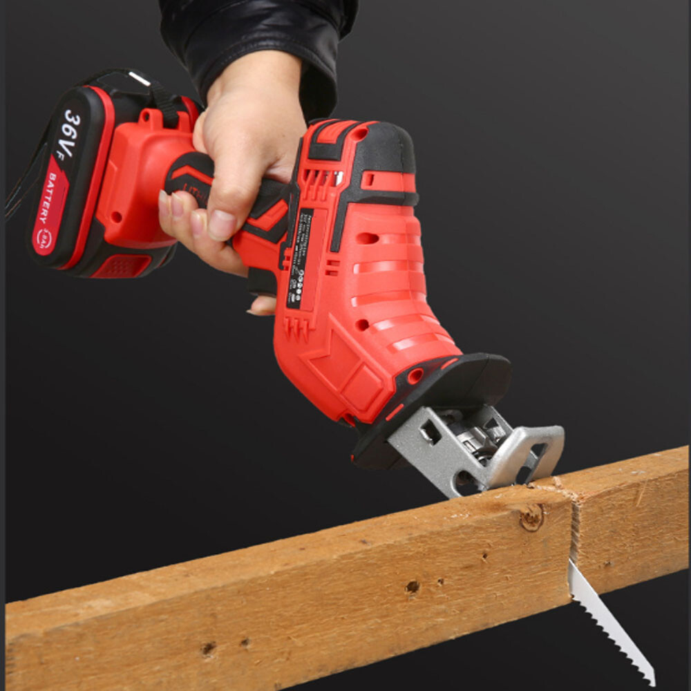 Portable Cordless Reciprocating Saw for Wood PVC/PPC Pipe Cutting w/Battery
