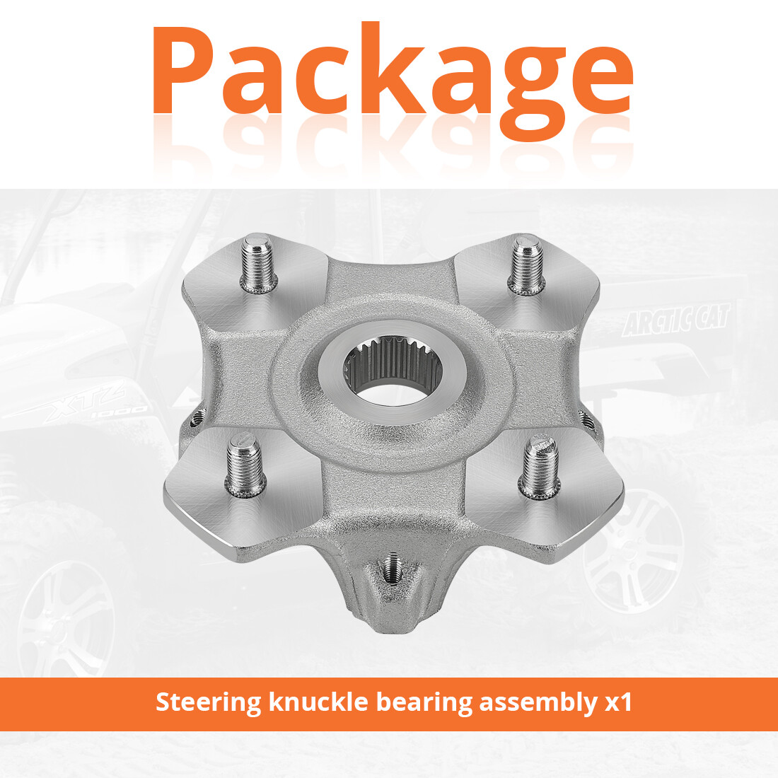 For Arctic Cat 2012-2015 Wildcat 1000 Front & Rear Wheel Hub 1502-971 #1502-433