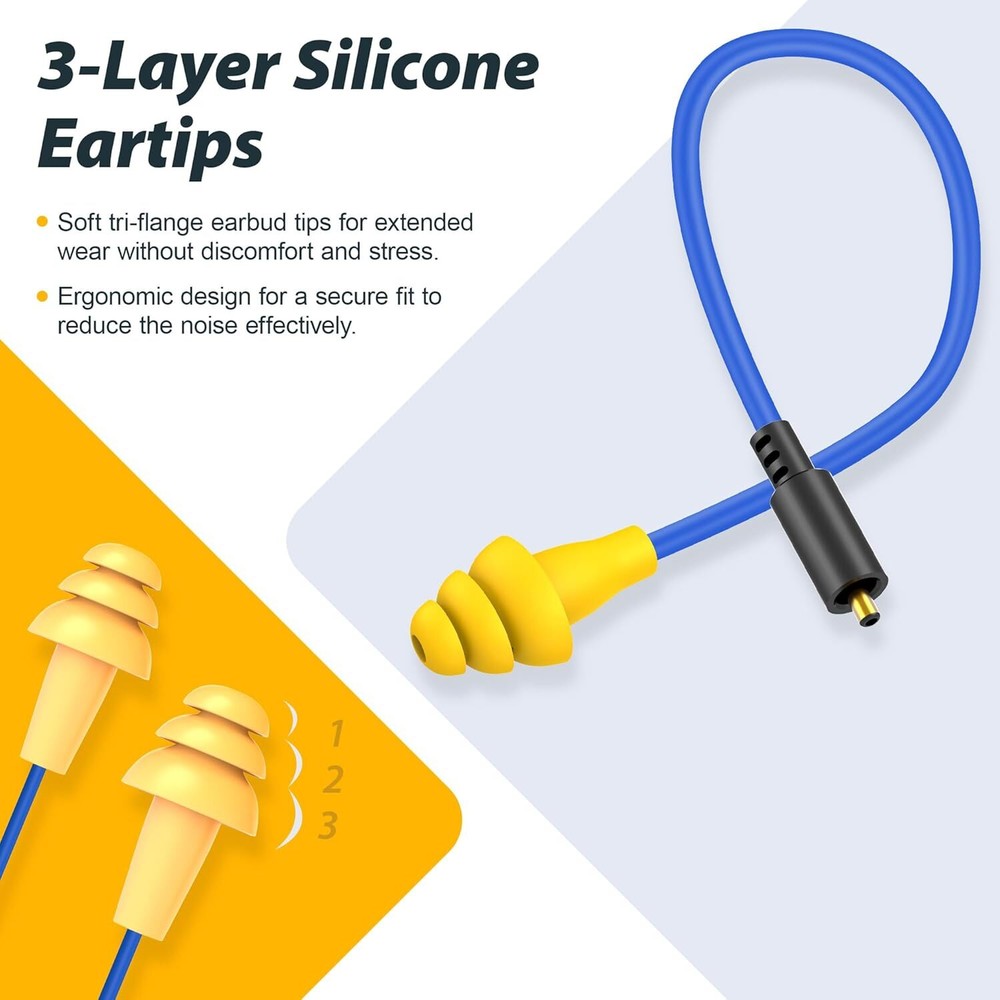 2 Pieces Replacement Earbuds Cables for Work Earbuds Bluetooth