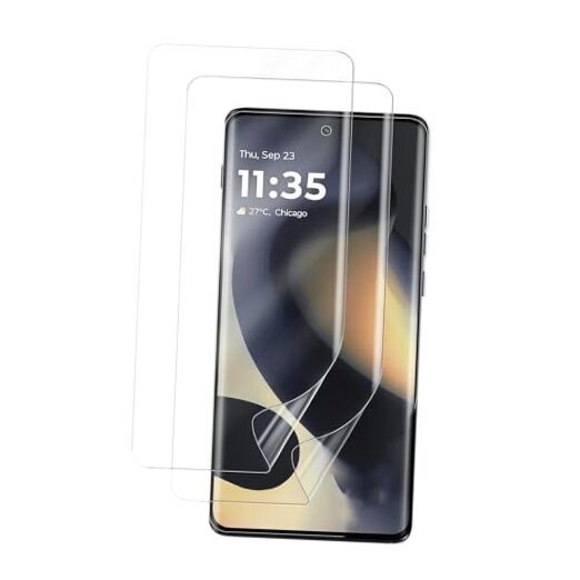 [2 Pack] Hydrogel Flexible Screen Protector for Motorola Edge (2025), Upgraded