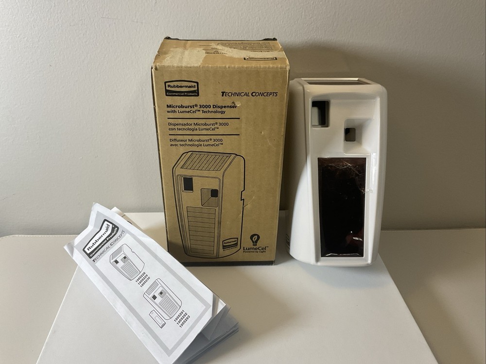 Technical Concepts Rubbermaid Microbursts 3000 Dispenser New Open
