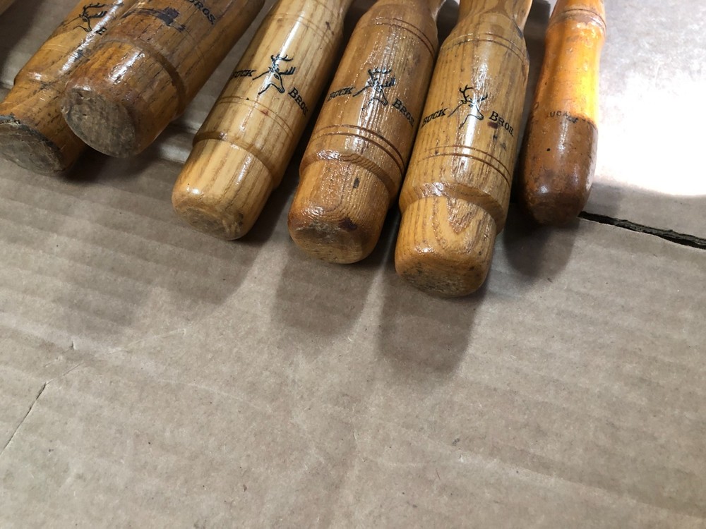 Graduated Cranked Neck Set of 10 Buck Bros Gouges Tang Chisels