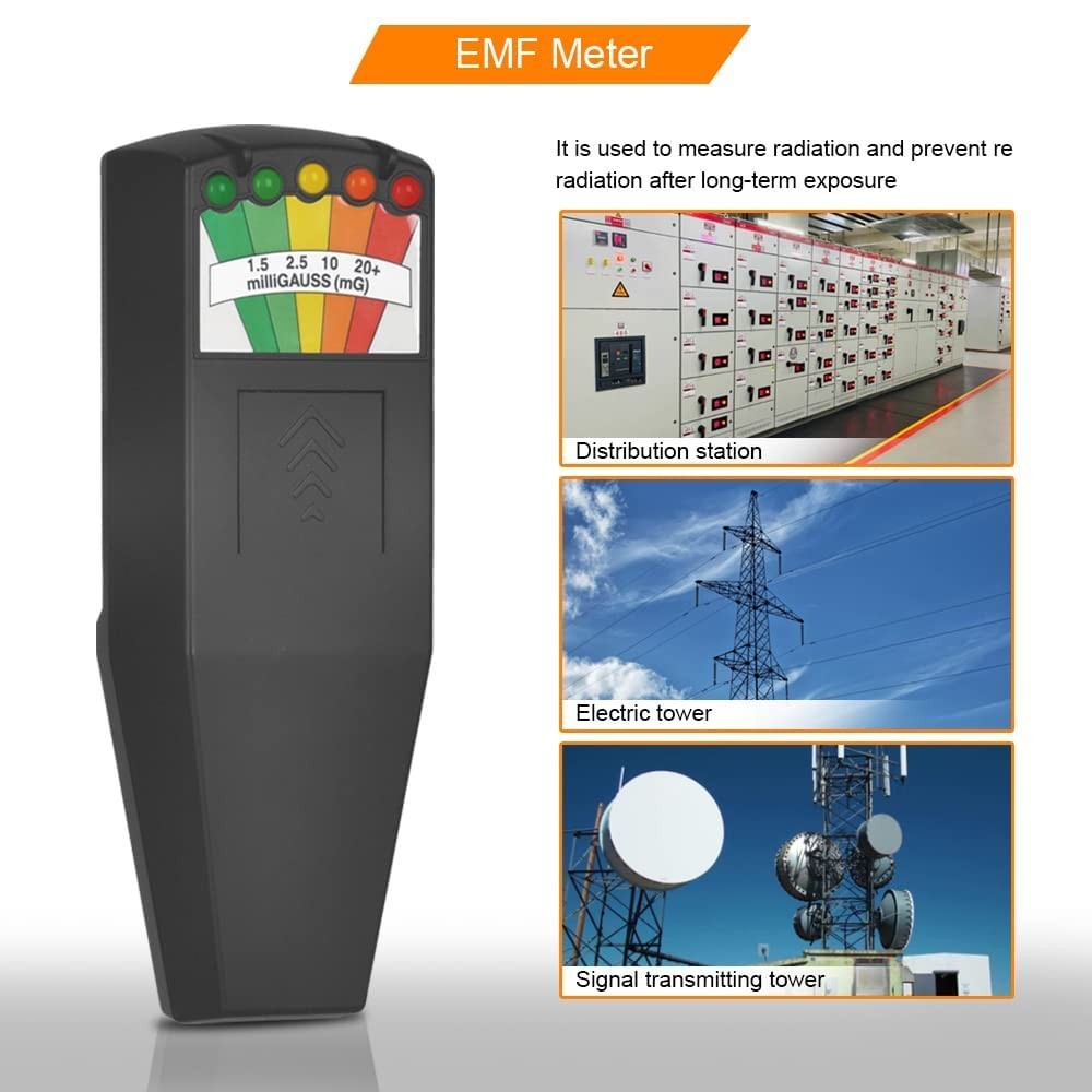 Advanced EMF Meter with High Accuracy & Large Detection Range for Paranormal Use