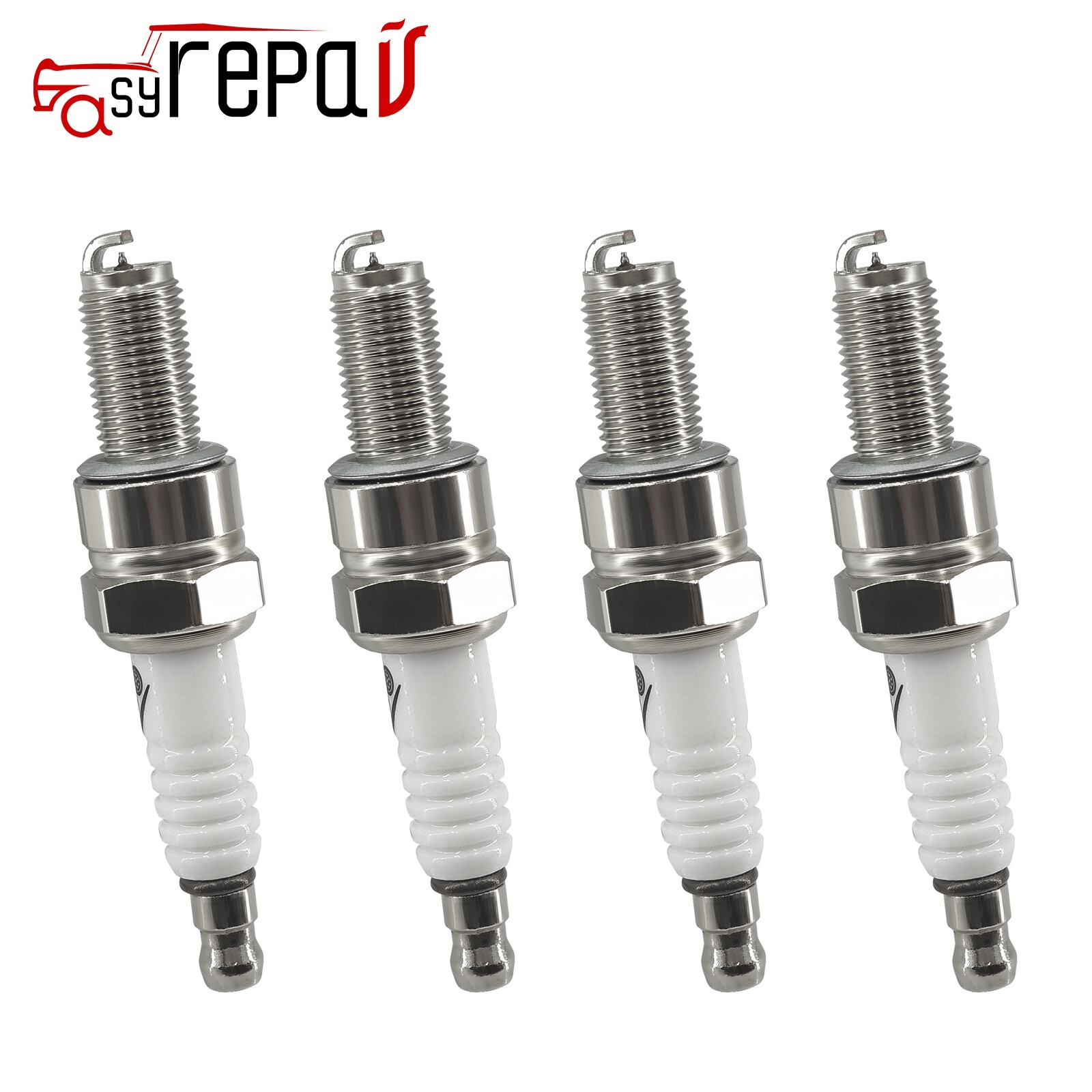 4X Ignition Coil + Spark Plugs for Kawasaki Ninja 1000 650 650R ZX12R ZX9R