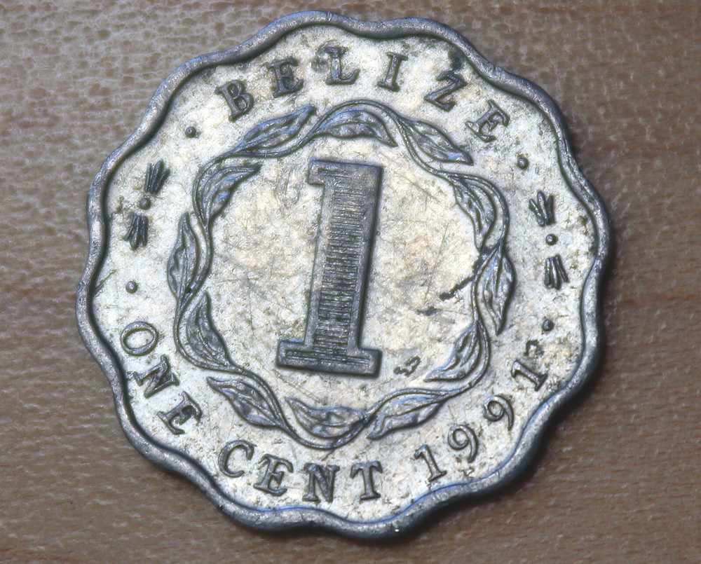1991 Belize 1 Cent