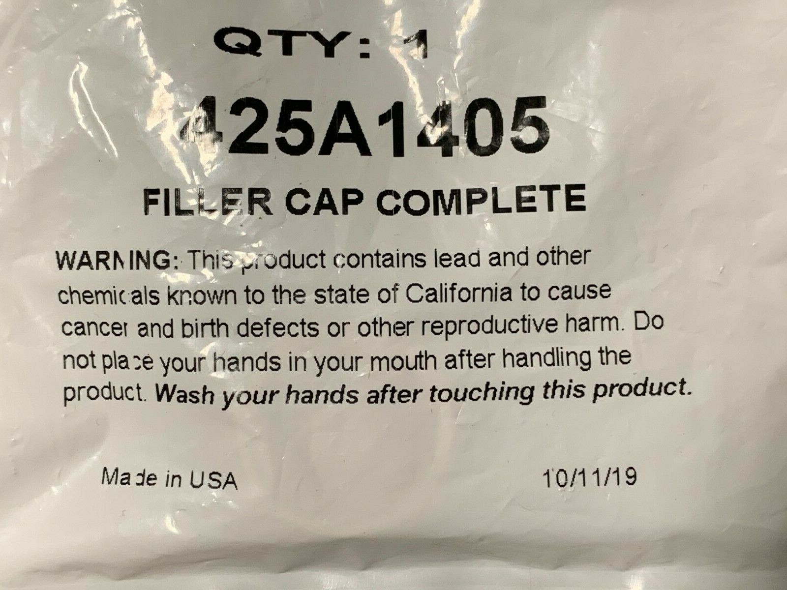 Coleman Filler Cap Complete; Model Number: 425A1405 | same as 3000000454