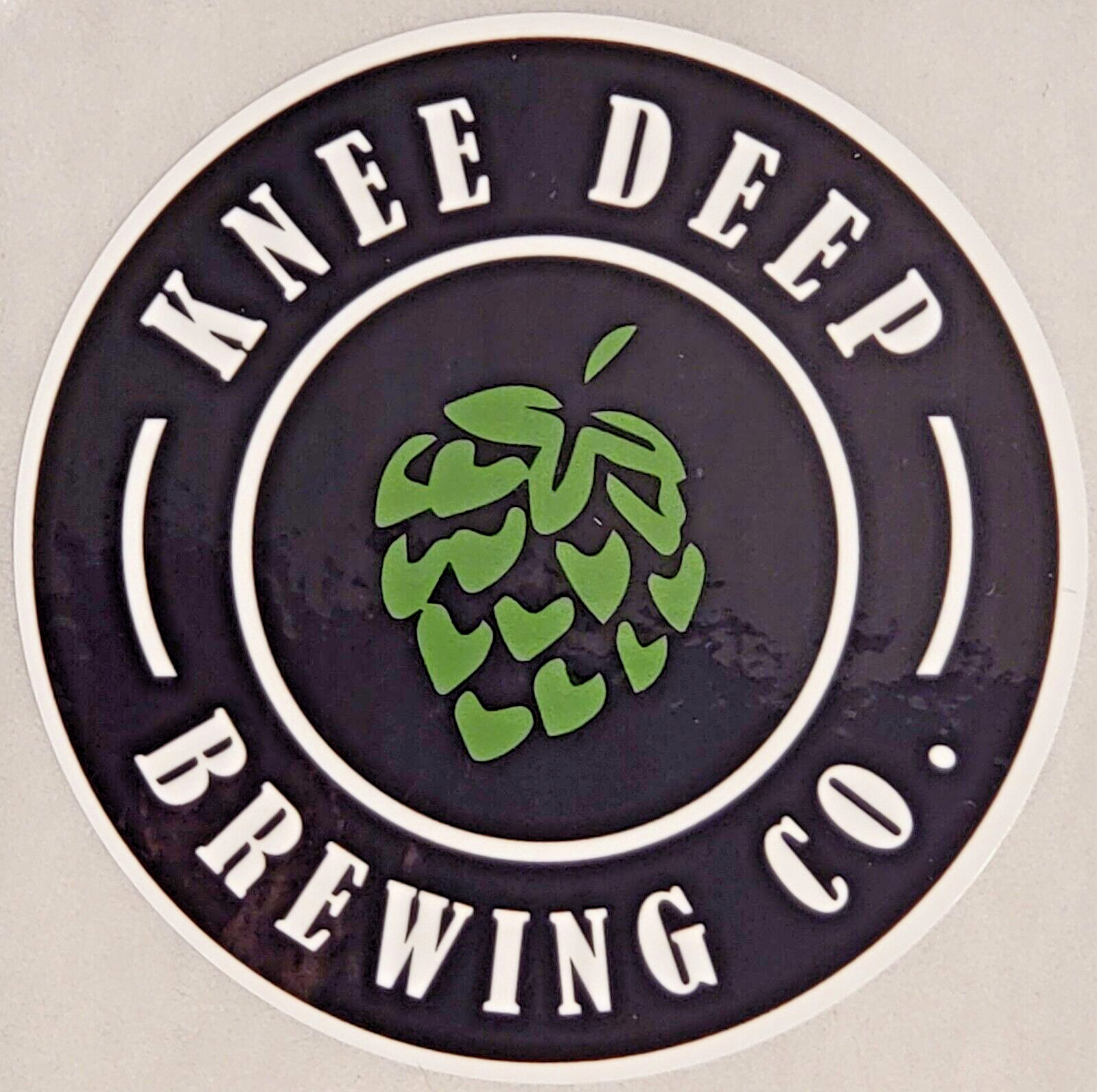 Knee Deep Brewing Company Logo Craft Beer Sticker Brewery Beer Auburn CA Type A
