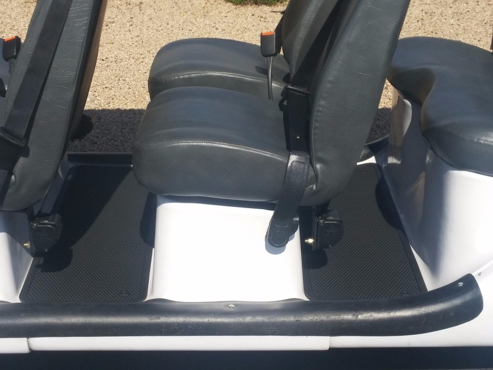 Replacement GEM CAR Rubber Floor Mats 6 Pass