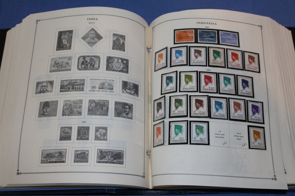 Scott International Blue Stamp Album 1965-1966 Part 6 BlueLakeStamps FIRST-RATE!