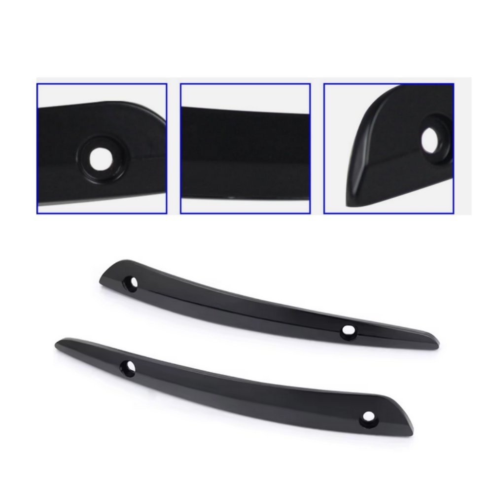 Black Split Front Windscreen Side Trim For Harley Road Glide FLTRX 2015-up