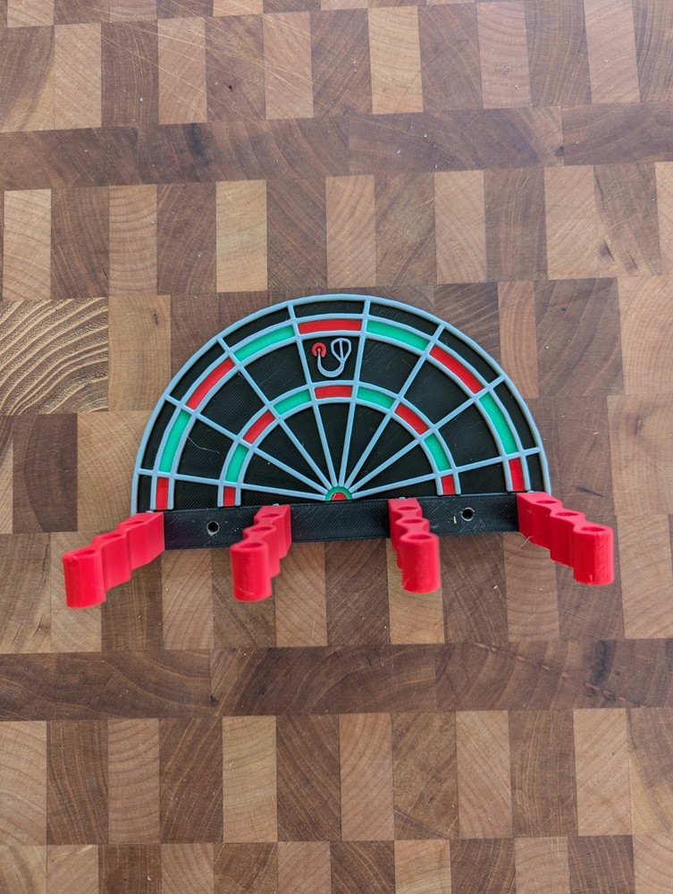 Wall Mount Dart Holder Compact Display Rack