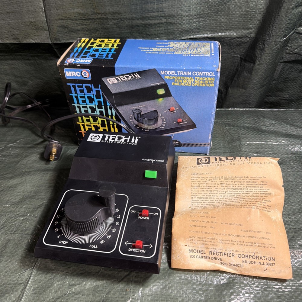 Tech 2 Railpower 1400 Model Train Controller MRC