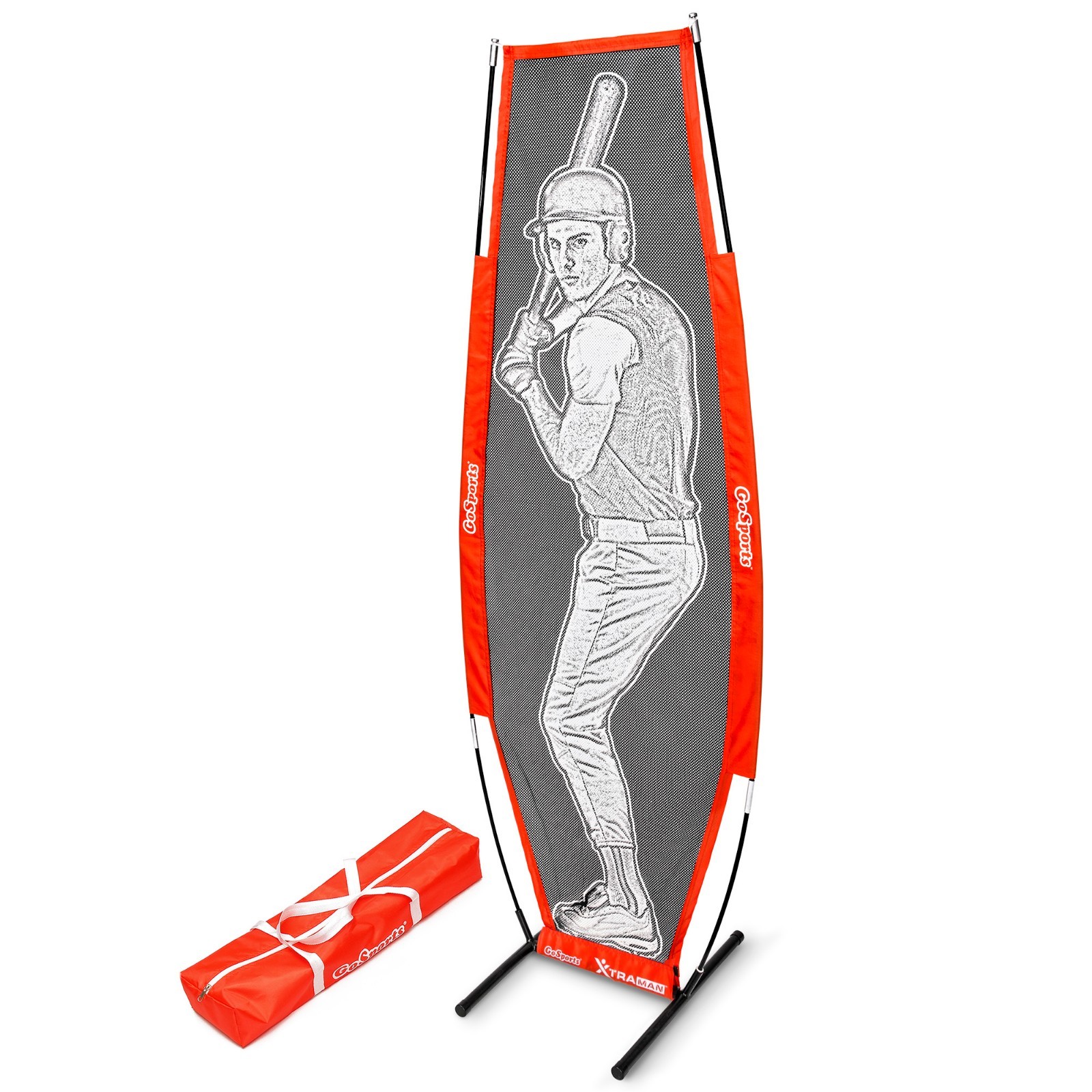 GoSports XTRAMAN Baseball or Softball Dummy Pop-Up Batter for Pitching Drills