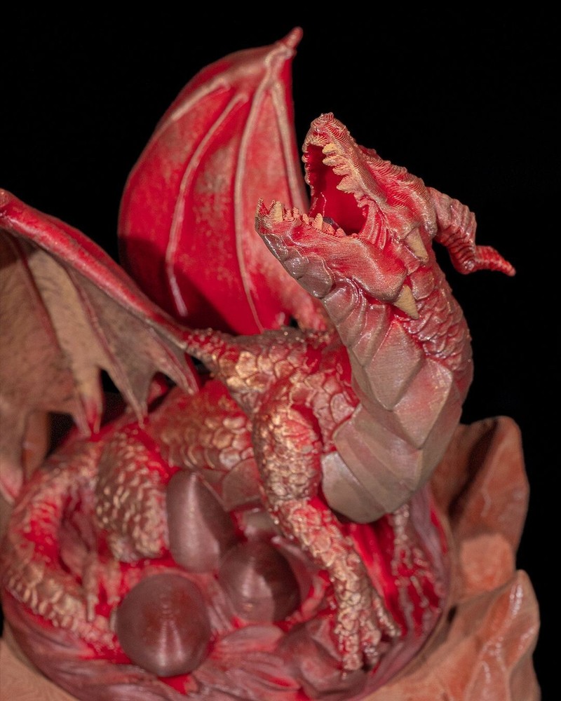 Dragon Humidifier With Red LED
