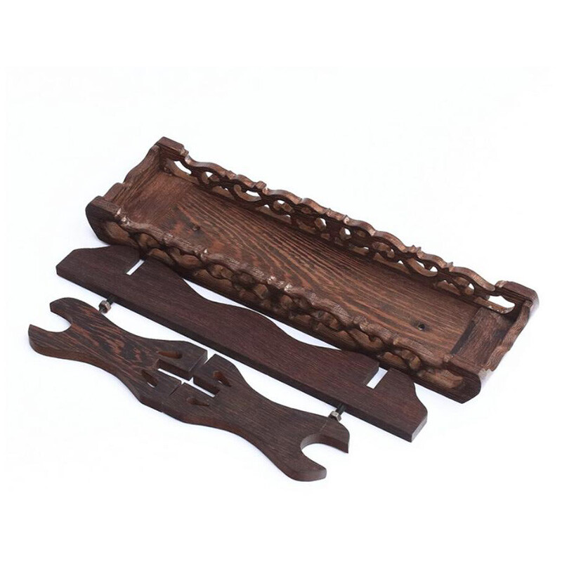 Wenge Samurai Sword Katana Holder Stand Assembly Display Rack Bracket Quality