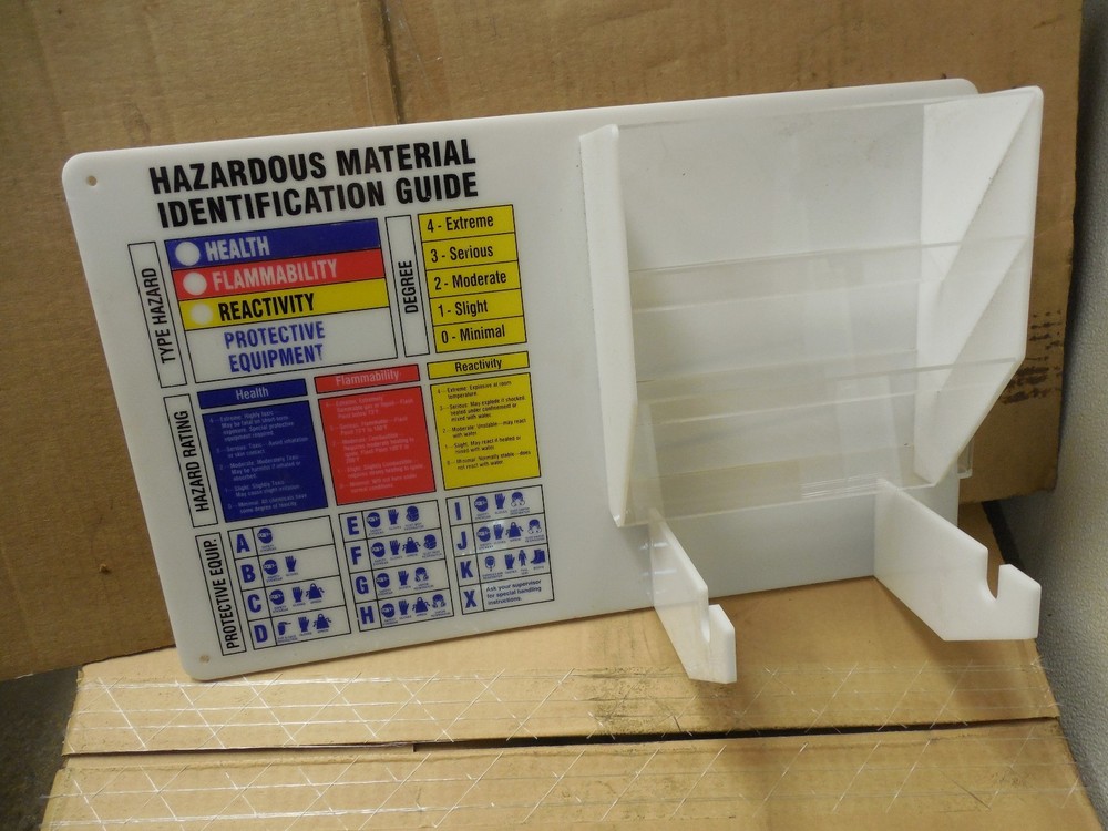 PRINZING HAZARDOUS MATERIAL IDENTIFICATION GUIDE DISPLAY 366-74 #36674