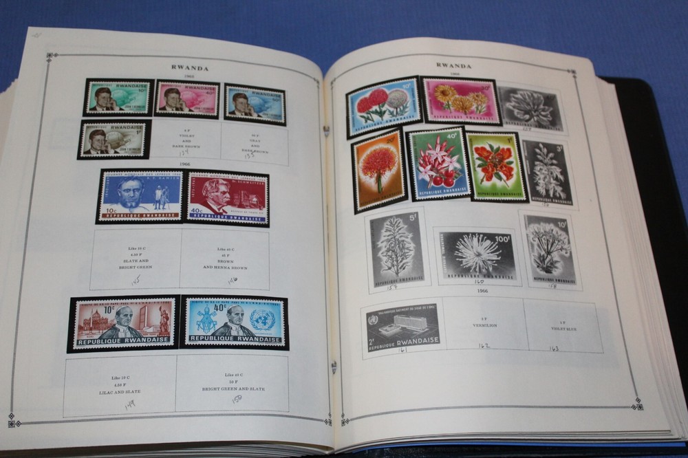 Scott International Blue Stamp Album 1965-1966 Part 6 BlueLakeStamps FIRST-RATE!