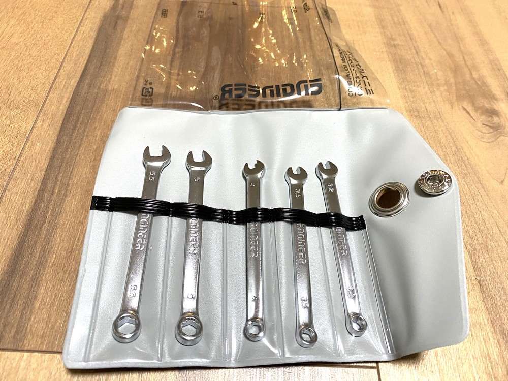 ENGINEER Mini Combination Wrench 5-Piece Set TS-06