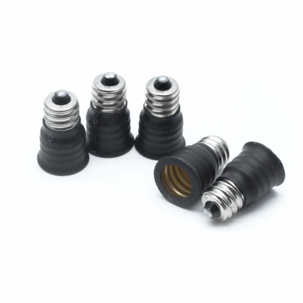 10pcs E12 TO E14 BASE LED BULB LAMP LIGHT SCREW HOLDER ADAPTERS SOCKET CONVERTER