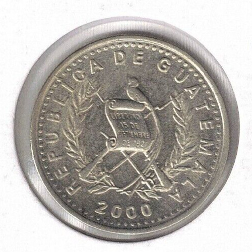 2000 GUATEMALA Uncirculated 10 Centavos Coin! #2