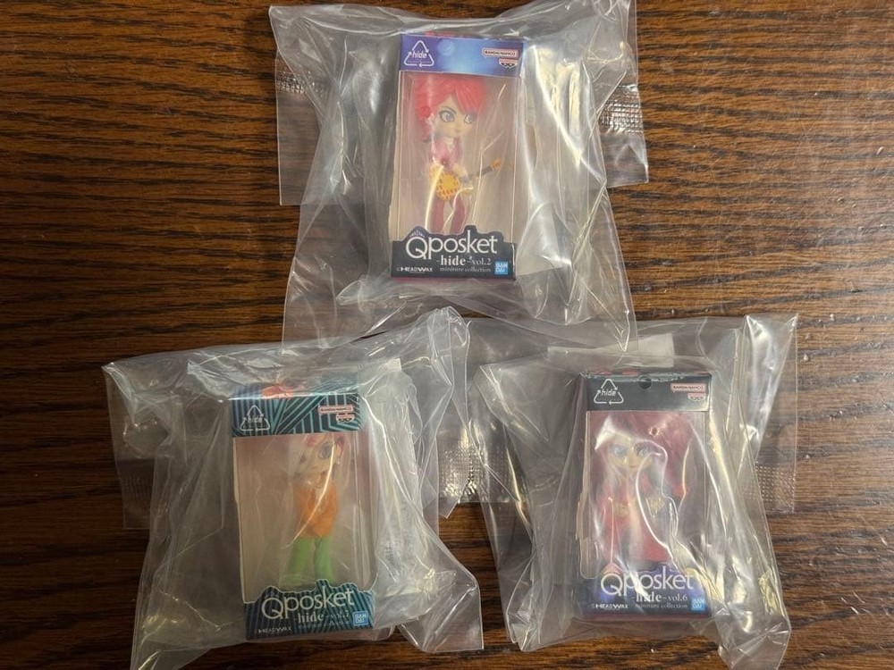 Qposkethide miniature collection ABC 3 type set