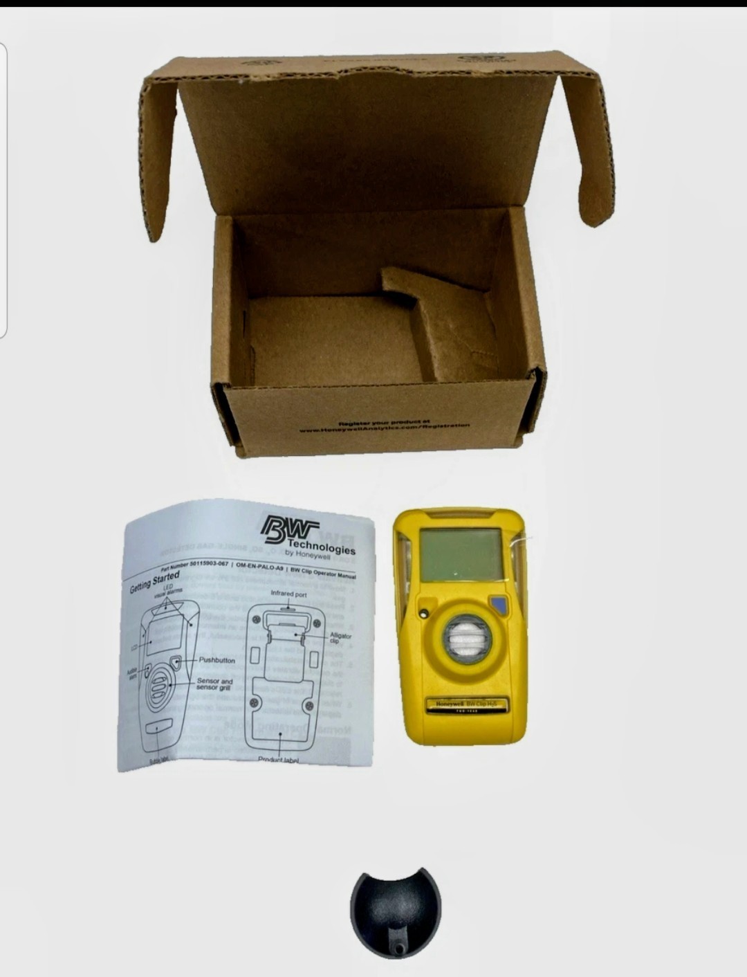 ACTIVATE BY 11- 2026 Honeywell BWC2-X BW H2S Gas Detector Yellow Gas Monitor