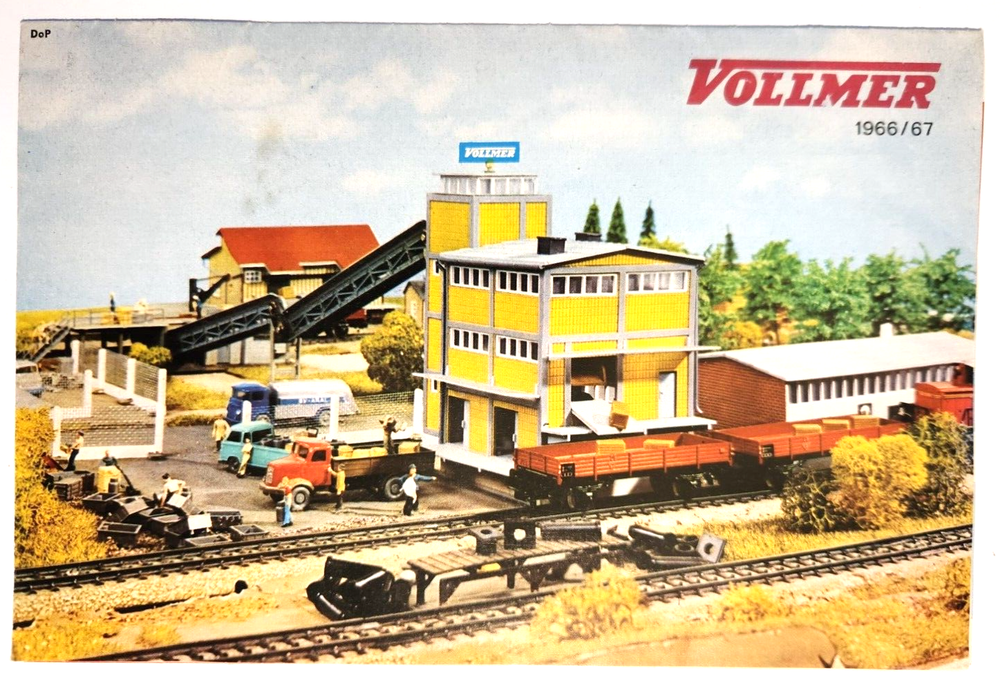 VOLLMER 1966/67 Fold Out Train Model Catalog