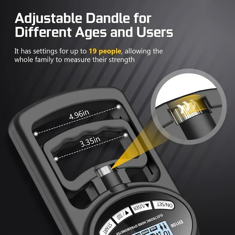 Electronic Hand Grip Strength Trainer, For Hand Exercise, Strength Training
