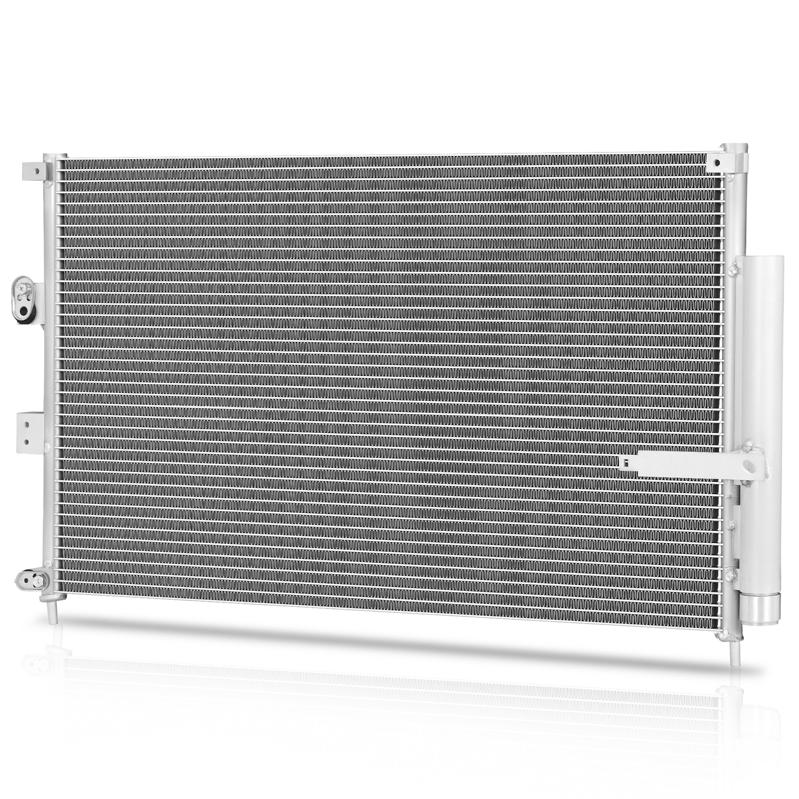 A/C AC Condenser with Receiver Drier for 2006-2011 Honda Civic Sedan Aluminum