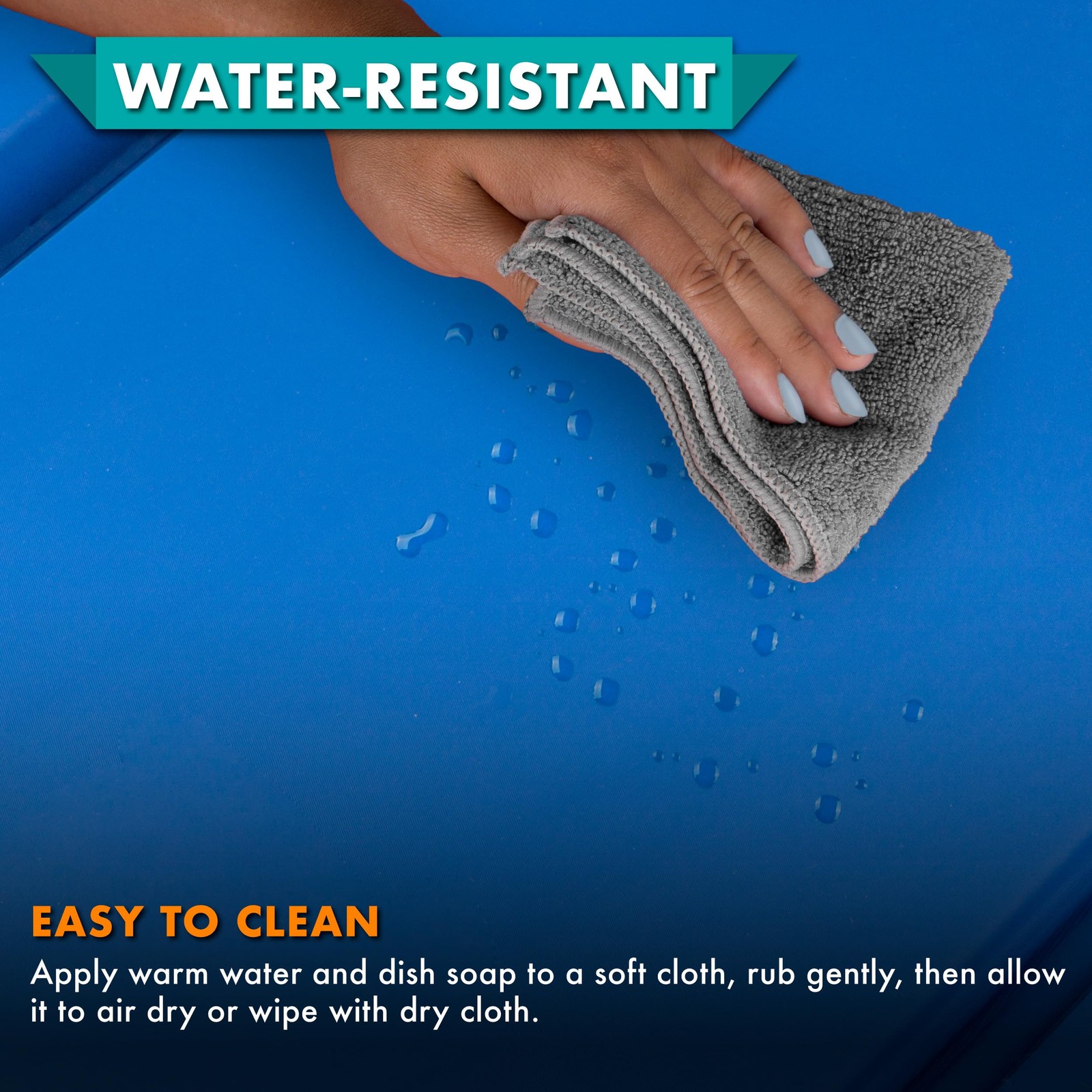 Four-Fold Rest Mat, 1-inch Thick Sleeping Mats for , Foam Foldable Cushion fo...