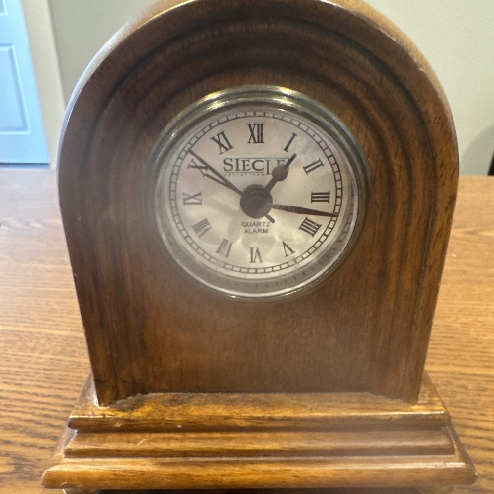 SIECLE QUARTZ Alarm DESK CLOCK