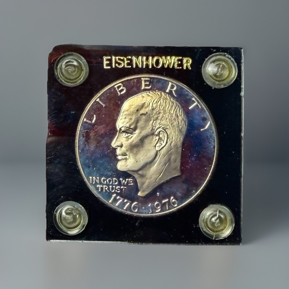 1976-S Type 2 Eisenhower Ike Clad Dollar Deep Cameo