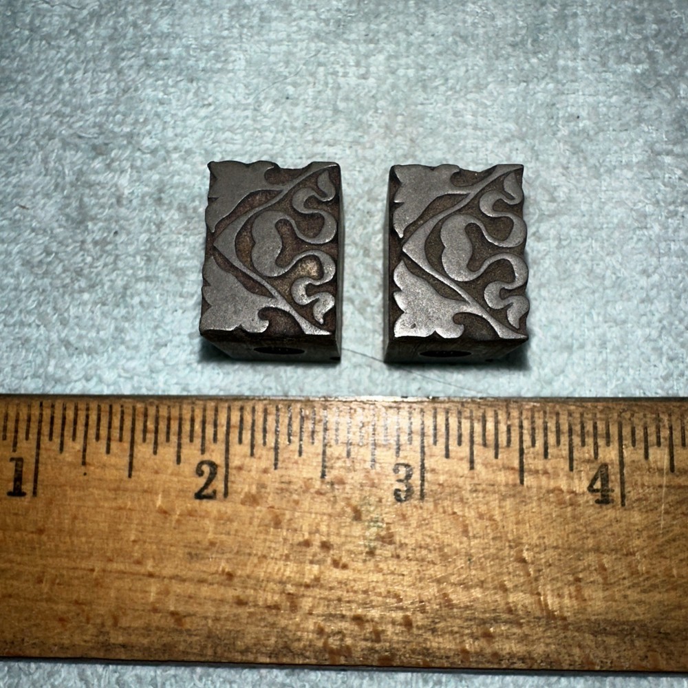 Printing Blocks “ Decorative Ornamental “ Lead Blocks
